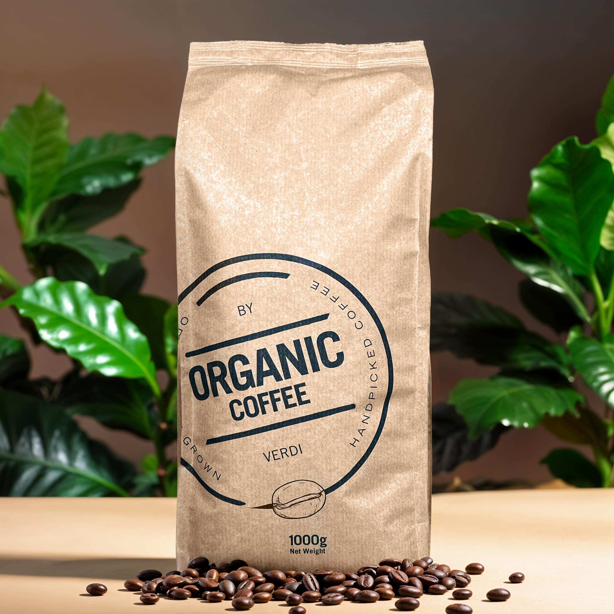 Bio Koffie, Bonen Organic Coffee